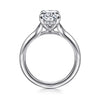 Gabriel & Co. Alden 14K White Gold Split Shank Oval Diamond Engagement Ring ER16734O8W44JJ