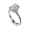 Gabriel & Co. Alden 14K White Gold Split Shank Oval Diamond Engagement Ring ER16734O8W44JJ