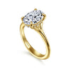 Gabriel & Co. Alden 14K Yellow Gold Split Shank Oval Diamond Engagement Ring ER16734O8Y44JJ