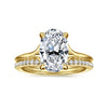 Gabriel & Co. Alden 14K Yellow Gold Split Shank Oval Diamond Engagement Ring ER16734O8Y44JJ