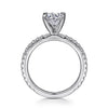 Gabriel 14K White Gold Round Diamond Engagement Ring ER4124W44JJ