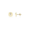 Michael M Signature 14K Yellow Gold Women's Diamond Stud Earrings ER436