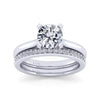 Gabriel 14K White Gold Round Diamond Engagement Ring ER6684R6W4JJJ