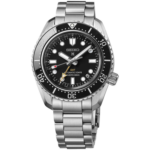Seiko Prospex Black Dial Stainless Steel Men's Watch HBC002