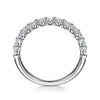 Gabriel & Co. 14K White Gold Diamond Stackable Ring LR51935W45JJ