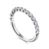 Gabriel & Co. 14K White Gold Diamond Stackable Ring LR51935W45JJ
