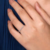Gabriel & Co. 14K White Gold Diamond Stackable Ring LR51935W45JJ