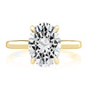 A.JAFFE Solitaire Oval Center Diamond Engagement Ring MECOV2543Q/208