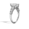 A.JAFFE 18K White Gold Pave Setting Engagement Ring MECPS3084L/315