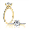 A.JAFFE Round Center Diamond Engagement Ring MECRD2823/229