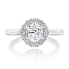 A.JAFFE Round Center Diamond Engagement Ring MECRD2830Q/119