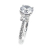 A.JAFFE 18K White Gold Diamond Engagement Ring MECRD2932Q/276