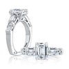A.JAFFE Five Stone Diamond Engagement Ring MESEC2892/341B