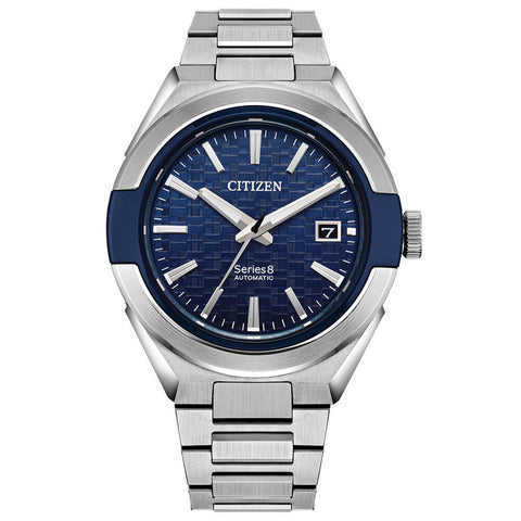 Citizen Series8 870 Blue Dial Stainless Steel Bracelet Automatic Men's Watch NA1037-53L