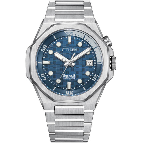 Citizen Series8 890 Blue Dial Automatic Men's Watch NB6060-58L