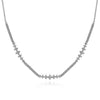 Gabriel 14K White Gold Diamond Necklace NK6954W45JJ