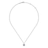 Gabriel 14K White Gold Diamond Class Pendant Necklace NK6997W45JJ