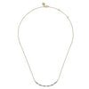 Gabriel 14K Yellow Gold Curved Bujukan Bar Diamond Necklace NK7184Y45JJ