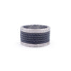 Estate Charriol Signature Cable 18K White Gold Diamond Ring 02-52-0705-11