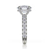 Michael M Crown Oval Center Diamond Engagement Ring R731-3RD