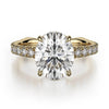 Michael M CROWN Diamond Engagement Ring R751-2-OV