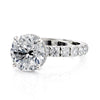 Michael M CROWN Round Center Diamond Engagement Ring R793-3