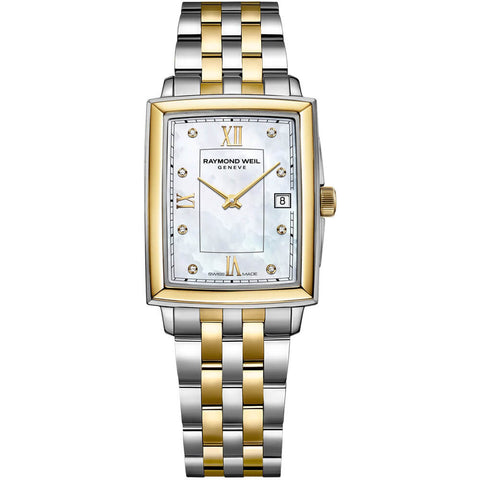 Raymond Weil Toccata Square Two-Tone Ladies Watch 5925-STP-00995