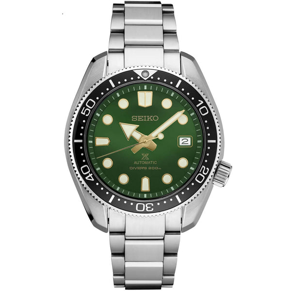 Seiko Pospex 1968 Diver Green Dial Steel Bracelet Automatic Men's Watch SPB105