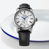Seiko Presage White Dial Black Leather Strap Men's Watch SPB495