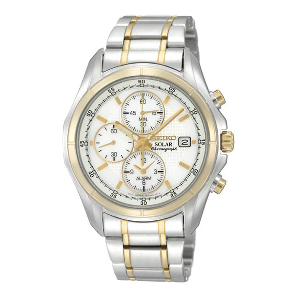 Seiko Core Series Solar Alarm Chronograph with Stopwatch Men's Watch SSC002