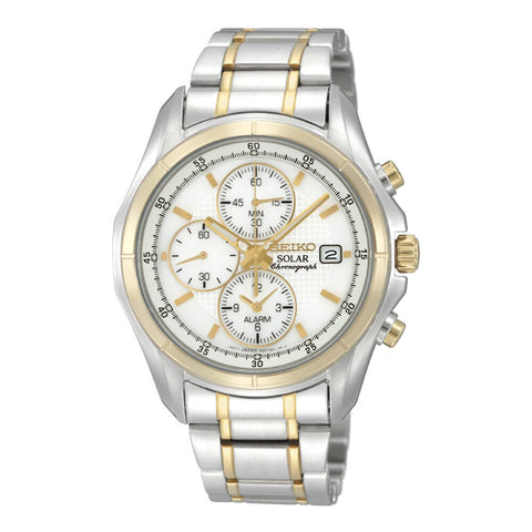 Seiko Core Series Solar Alarm Chronograph with Stopwatch Men's Watch SSC002