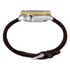Seiko 5 Sports GMT Black Dial Brown Leather Strap Men's Watch SSK036