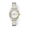 Seiko Essentials Two-Tone Mother-of-Pearl Dial Stainless Steel Quartz Women's Watch SUR636