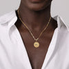 Gabriel Zodiac 14K Yellow Gold Diamond Bujukan Cancer Medallion Pendant PT7570Y45JJ