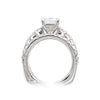 A.JAFFE Tapered Three Row Emerald Cut Diamond Engagement Ring MESEC2717/515