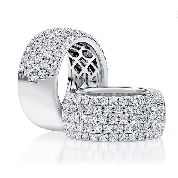 A.JAFFE 18K White Gold Anniversary Diamond Ring WRC1486H/225
