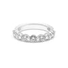 A.JAFFE 18K White Gold 1/2 Way Diamond Ladies Wedding Band WRRDD1224H/140
