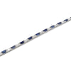 14K White Gold Diamond Sapphire Bracelet 1002488226