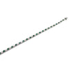 18K White Gold Emerald Diamond Bracelet BC044489-118 - 1002498657