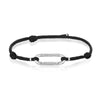 Tacori Crescent Eclipse Link Bracelet on Blue Cord FB922SVBLLG