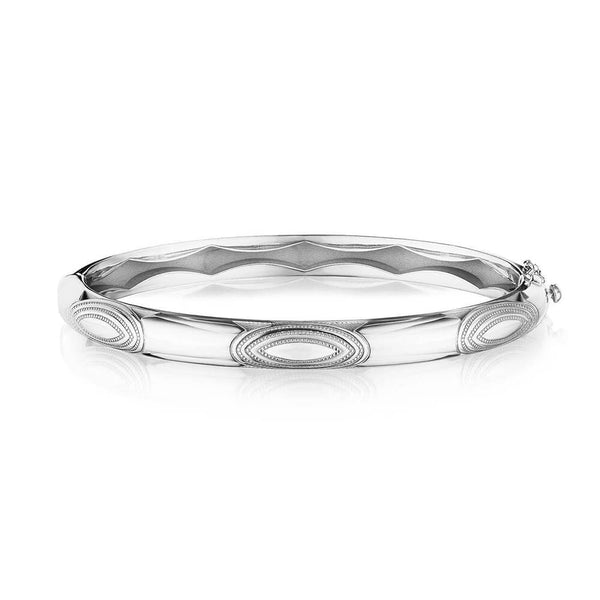 Tacori Crescent Eclipse Silver Bangle, 6.5mm FB931SV-M