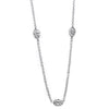 Tacori 18K White Gold Diamond Lady Bug Chain FC106-18