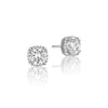 Tacori Encore 18K White Gold Diamond Stud Earrings FE6437