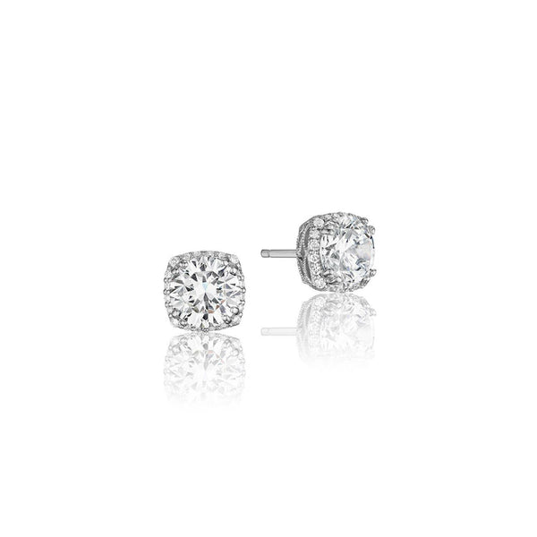 Tacori Encore 18K Yellow Gold Diamond Stud Earrings FE64365