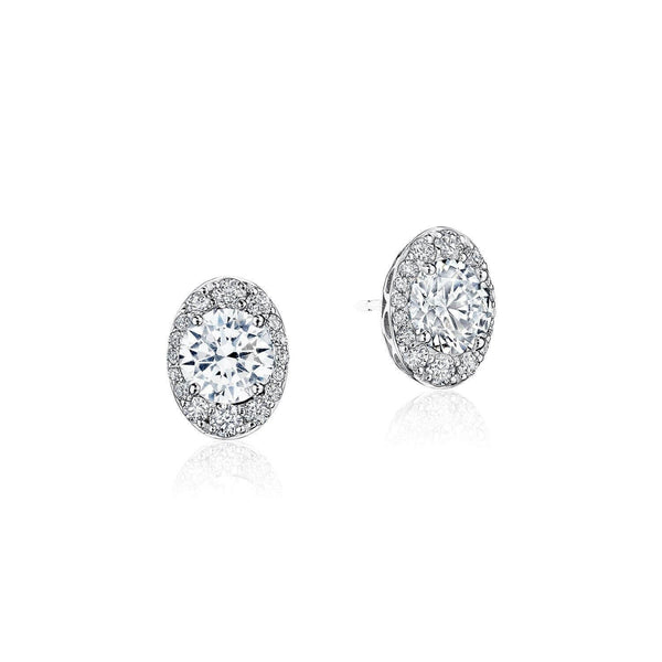 Tacori Oval Bloom Diamond Earring FE811RDOV65