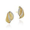 Tacori Dahlia Double Petal Diamond Huggie Earrings FE906Y