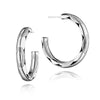 Tacori Crescent Eclipse Silver Chunky Hoop FE931SV