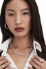 Tacori Crescent Eclipse Silver Chunky Hoop FE931SV