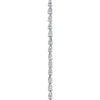 Tacori 18K White Gold Pear Diamond Tennis Necklace FN66916