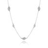 Tacori Dahlia Petal Diamond Pavé Station 18" Necklace FN91518